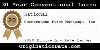 Cornerstone First Mortgage Inc 30 Year Conventional Loans bronze