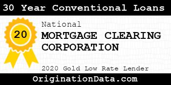 MORTGAGE CLEARING CORPORATION 30 Year Conventional Loans gold