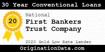 First Bankers Trust Company 30 Year Conventional Loans gold