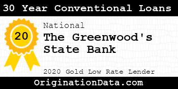 The Greenwood's State Bank 30 Year Conventional Loans gold