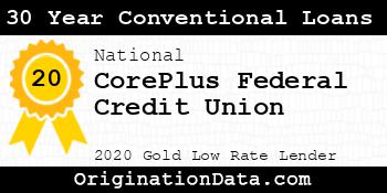 CorePlus Federal Credit Union 30 Year Conventional Loans gold
