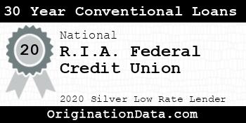 R.I.A. Federal Credit Union 30 Year Conventional Loans silver