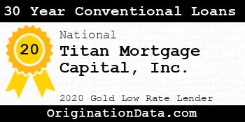 Titan Mortgage Capital 30 Year Conventional Loans gold