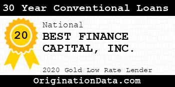 BEST FINANCE CAPITAL 30 Year Conventional Loans gold