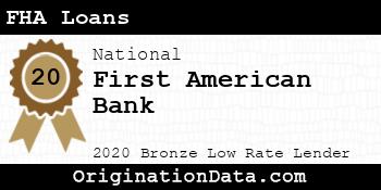 First American Bank FHA Loans bronze