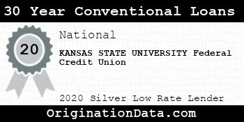 KANSAS STATE UNIVERSITY Federal Credit Union 30 Year Conventional Loans silver