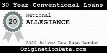 ALLEGIANCE 30 Year Conventional Loans silver