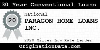 PARAGON HOME LOANS 30 Year Conventional Loans silver