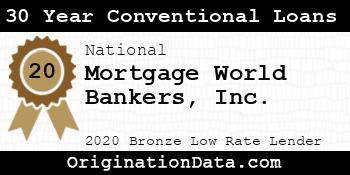 Mortgage World Bankers 30 Year Conventional Loans bronze