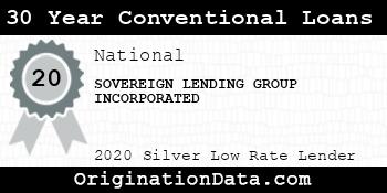 SOVEREIGN LENDING GROUP INCORPORATED 30 Year Conventional Loans silver