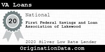 First Federal Savings and Loan Association of Lakewood VA Loans silver