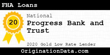 Progress Bank and Trust FHA Loans gold