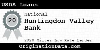 Huntingdon Valley Bank USDA Loans silver