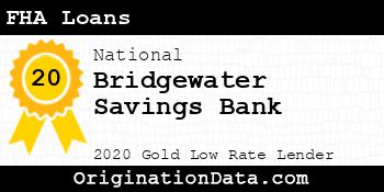 Bridgewater Savings Bank FHA Loans gold