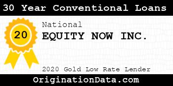 EQUITY NOW 30 Year Conventional Loans gold
