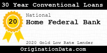 Home Federal Bank 30 Year Conventional Loans gold