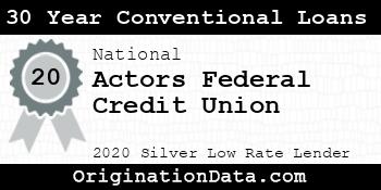 Actors Federal Credit Union 30 Year Conventional Loans silver