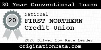 FIRST NORTHERN Credit Union 30 Year Conventional Loans silver