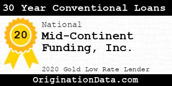 Mid-Continent Funding  30 Year Conventional Loans gold