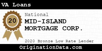 MID-ISLAND MORTGAGE CORP. VA Loans bronze