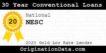 NESC 30 Year Conventional Loans gold