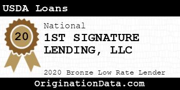 1ST SIGNATURE LENDING USDA Loans bronze
