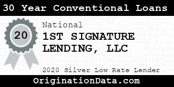 1ST SIGNATURE LENDING 30 Year Conventional Loans silver