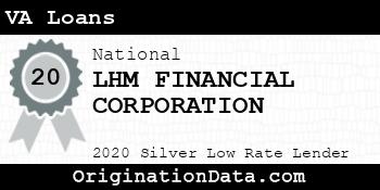 LHM FINANCIAL CORPORATION VA Loans silver