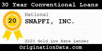 SNAPFI 30 Year Conventional Loans gold