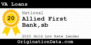 Allied First Banksb VA Loans gold