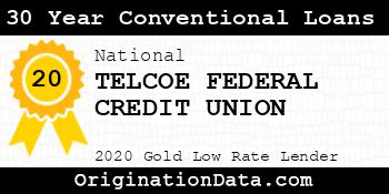 TELCOE FEDERAL CREDIT UNION 30 Year Conventional Loans gold