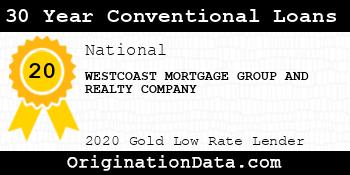 WESTCOAST MORTGAGE GROUP AND REALTY COMPANY 30 Year Conventional Loans gold