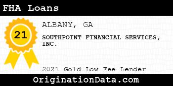 SOUTHPOINT FINANCIAL SERVICES FHA Loans gold