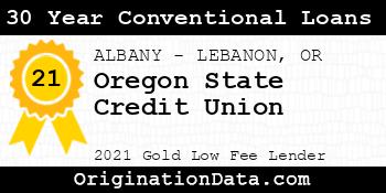 Oregon State Credit Union 30 Year Conventional Loans gold