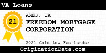 FREEDOM MORTGAGE CORPORATION VA Loans gold