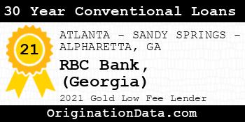 RBC Bank (Georgia) 30 Year Conventional Loans gold