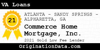 Commerce Home Mortgage  VA Loans gold