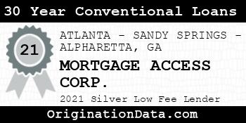 MORTGAGE ACCESS CORP. 30 Year Conventional Loans silver