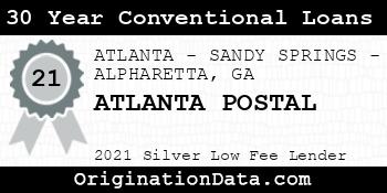 ATLANTA POSTAL 30 Year Conventional Loans silver