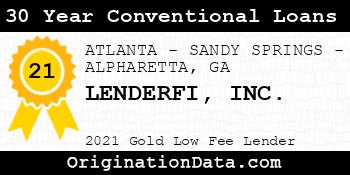 LENDERFI 30 Year Conventional Loans gold