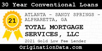 TOTAL MORTGAGE SERVICES  30 Year Conventional Loans gold