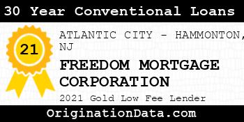 FREEDOM MORTGAGE CORPORATION 30 Year Conventional Loans gold