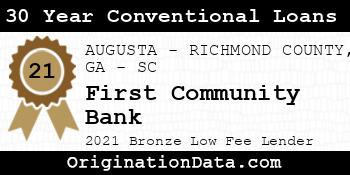 First Community Bank 30 Year Conventional Loans bronze