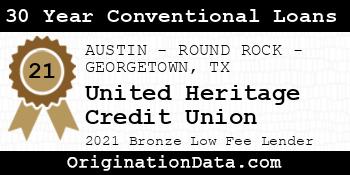 United Heritage Credit Union 30 Year Conventional Loans bronze
