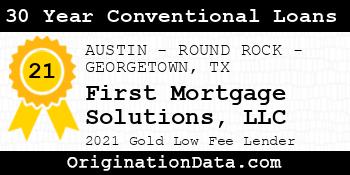 First Mortgage Solutions 30 Year Conventional Loans gold