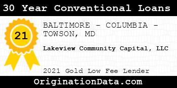 Lakeview Community Capital 30 Year Conventional Loans gold