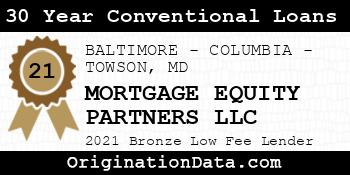 MORTGAGE EQUITY PARTNERS 30 Year Conventional Loans bronze