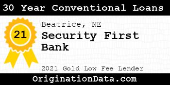 Security First Bank 30 Year Conventional Loans gold