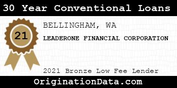 LEADERONE FINANCIAL CORPORATION 30 Year Conventional Loans bronze