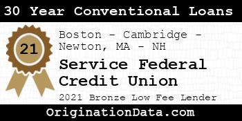 Service Federal Credit Union 30 Year Conventional Loans bronze